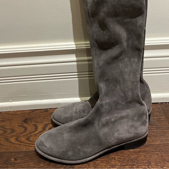 Stuart Weitzman Grey Thigh High Boots - Picture 7 of 13